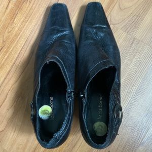 Liz Claiborne leather ankle shoes